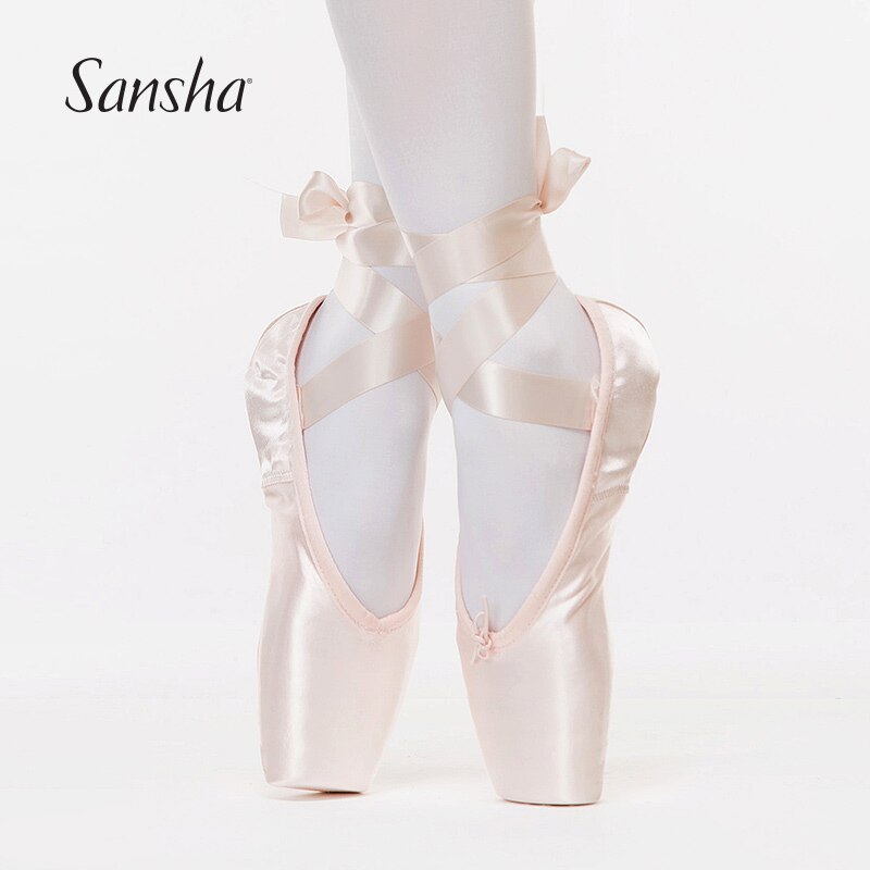 Chaussons Pointes satin rose Prince Sansha Taille 36