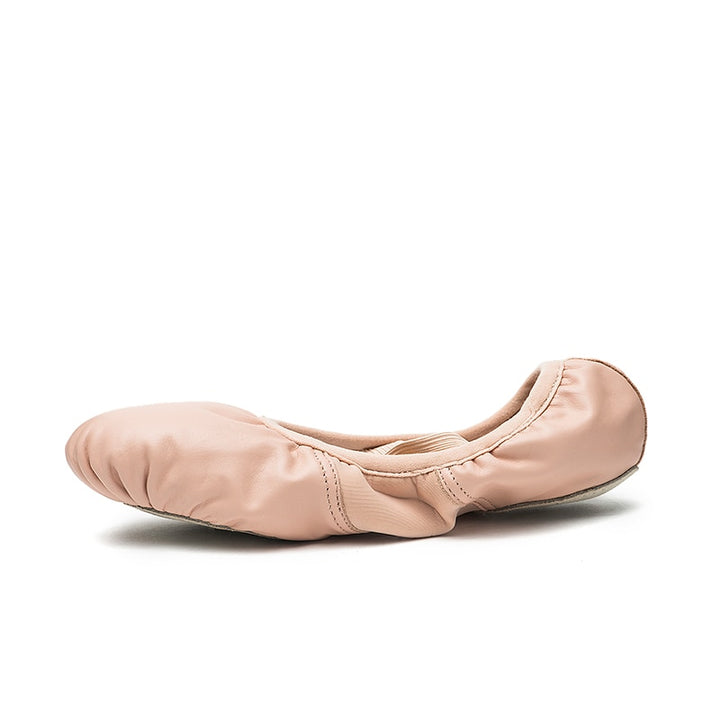 Chaussons demi-pointes en cuir Sansha