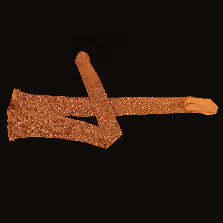 Collant résille pro avec strass