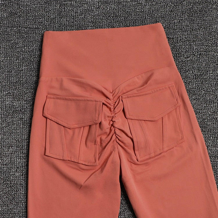 Legging taille haute avec poches arrière