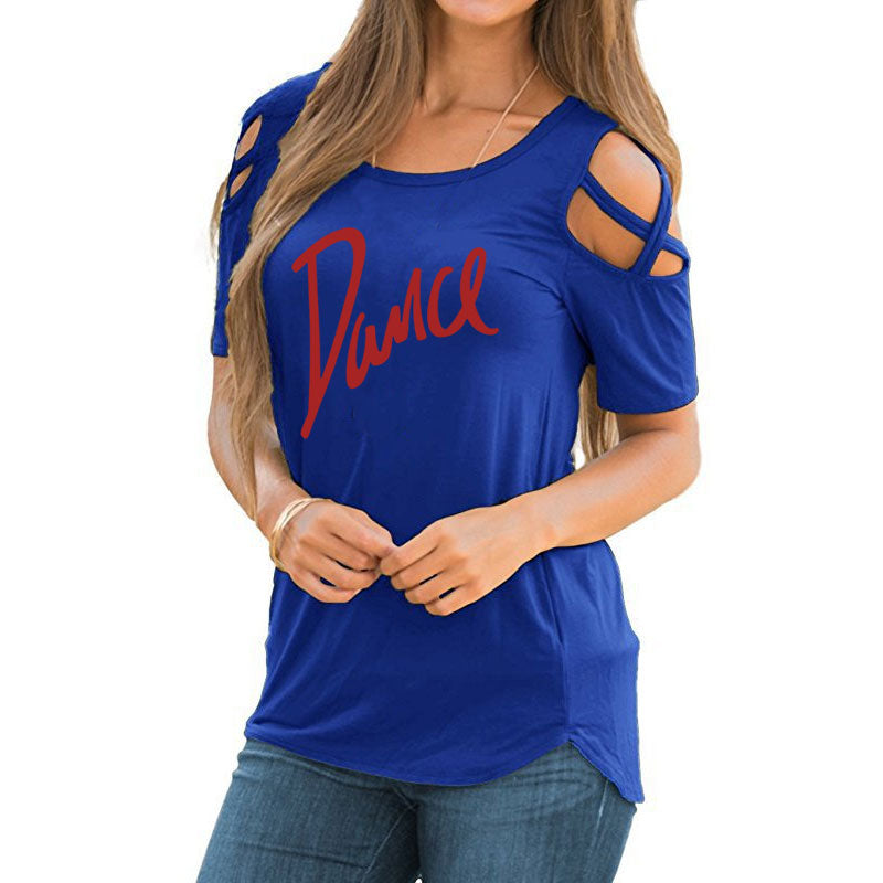 T-shirt épaules dénudées Dance 5 coloris disponibles