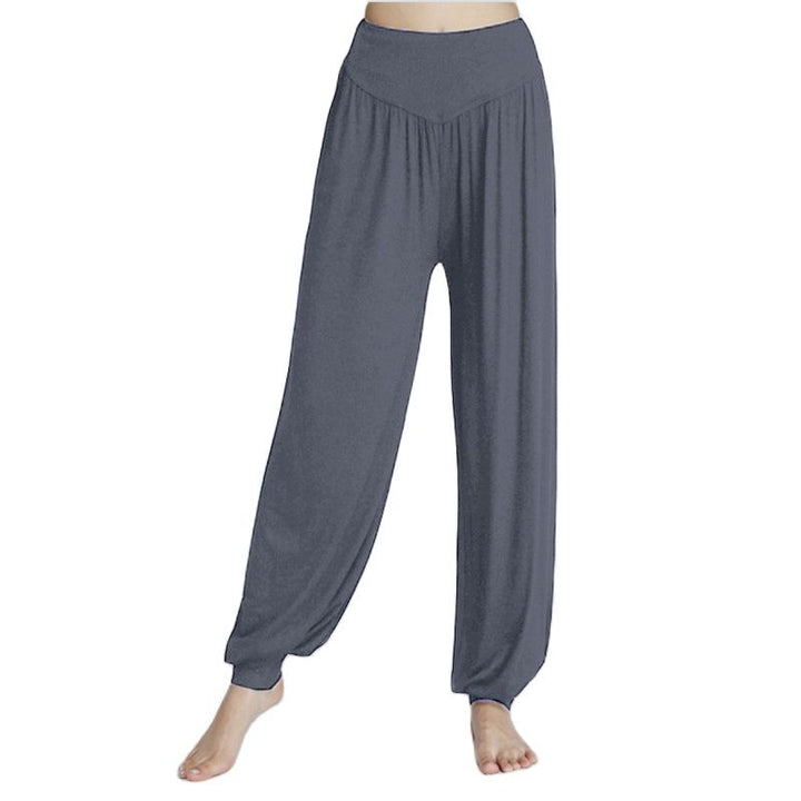 Pantalon large harem resserré aux chevilles