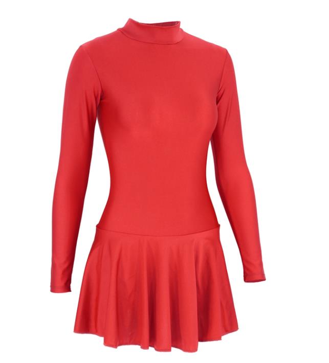 Justaucorps manches longues avec jupette Meira