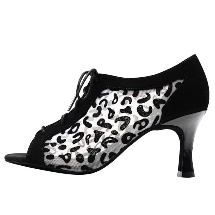 Chaussures de danse à lacer Sansha à talons de 7,5cm