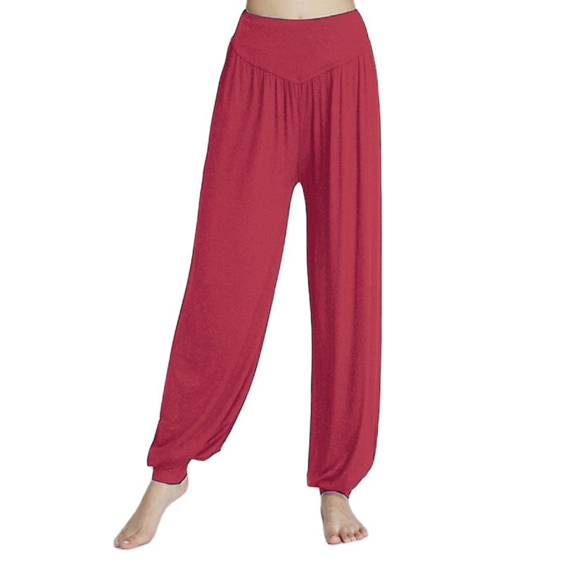 Pantalon large harem resserré aux chevilles