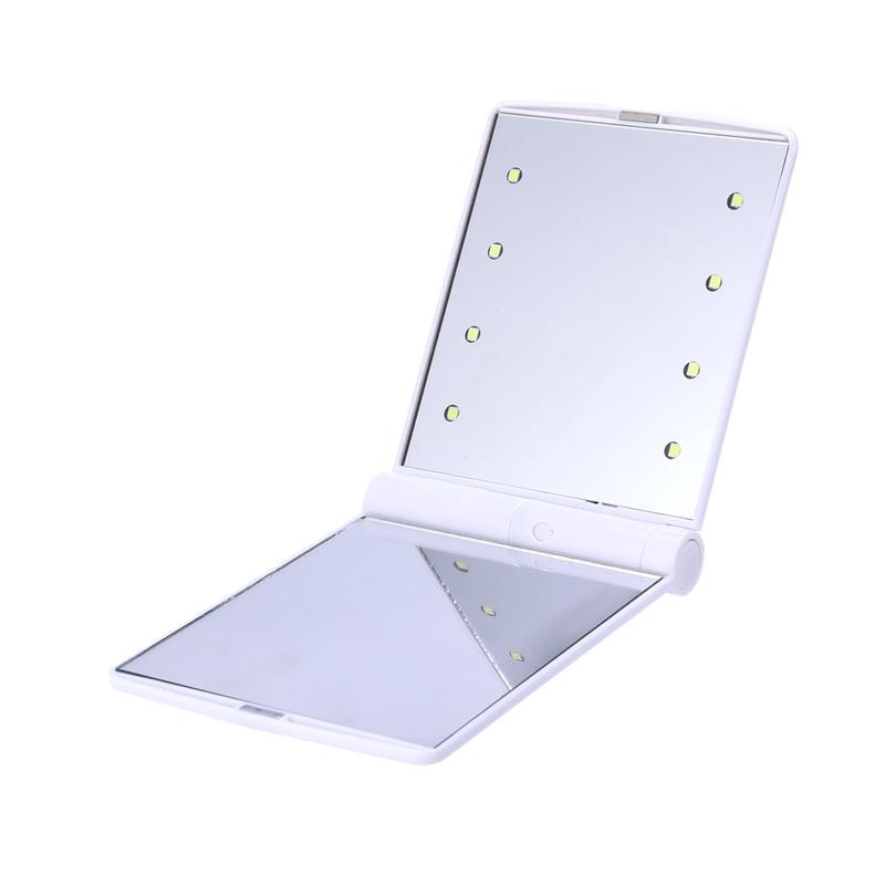 Miroir de maquillage lumineux avec LED