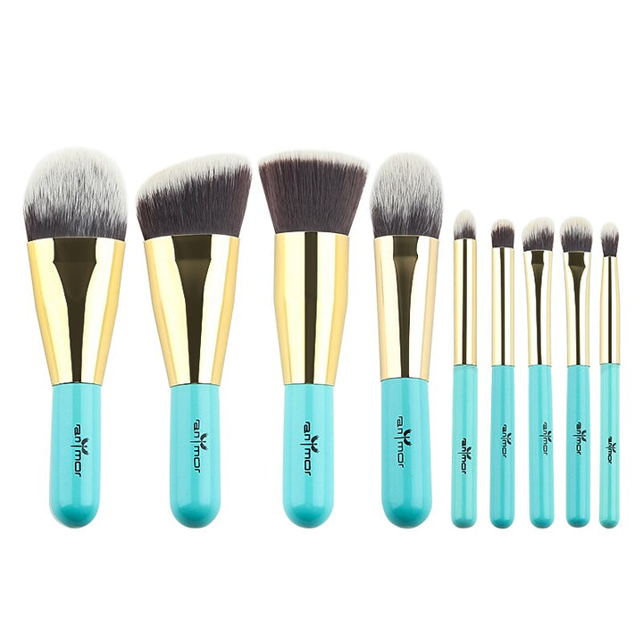 Set de 9 pinceaux maquillage Visage et Yeux