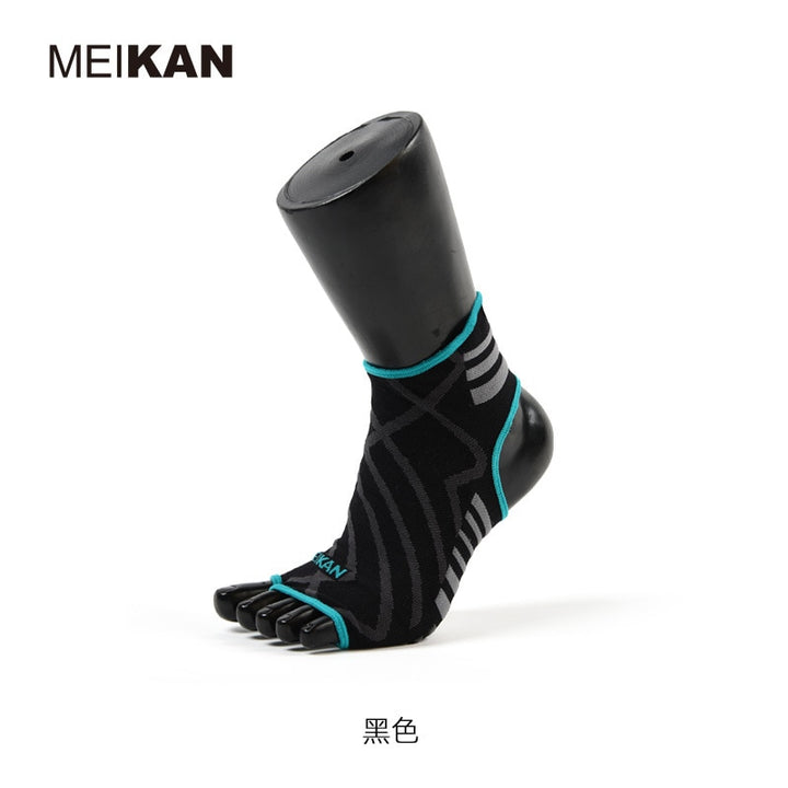 Socquettes sport à bouts ouverts anti-dérapants