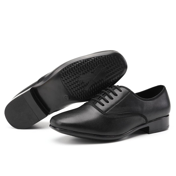 Chaussures danse hommes en cuir PU  coloris noir