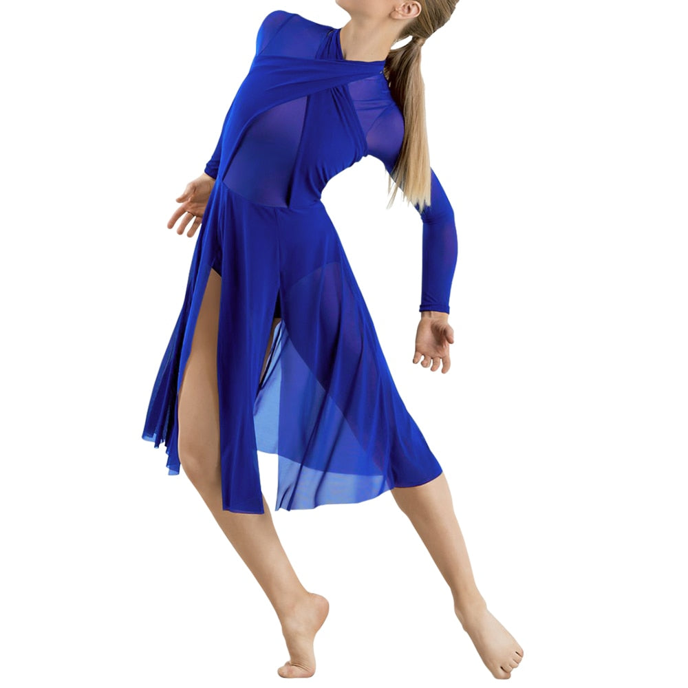 Robe Justaucorps manches longues lyrical Tania