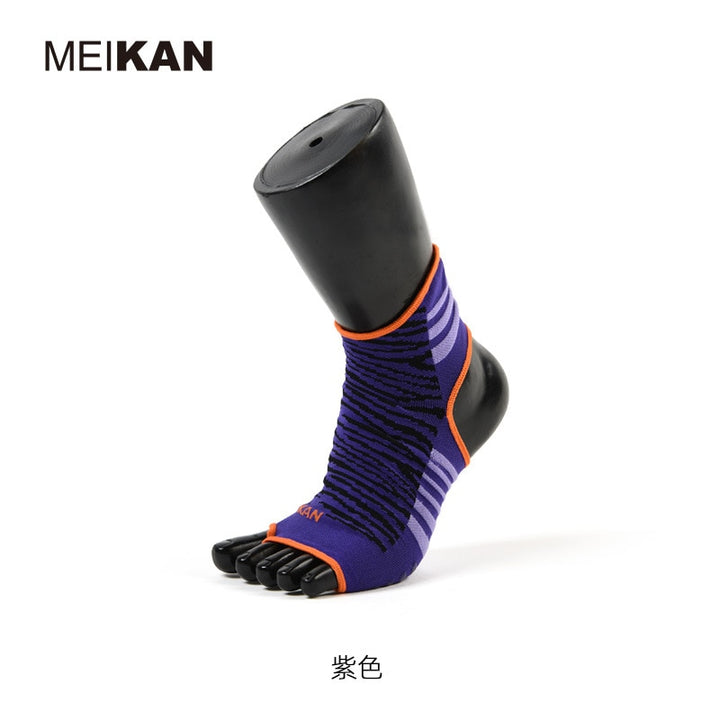 Socquettes sport à bouts ouverts anti-dérapants