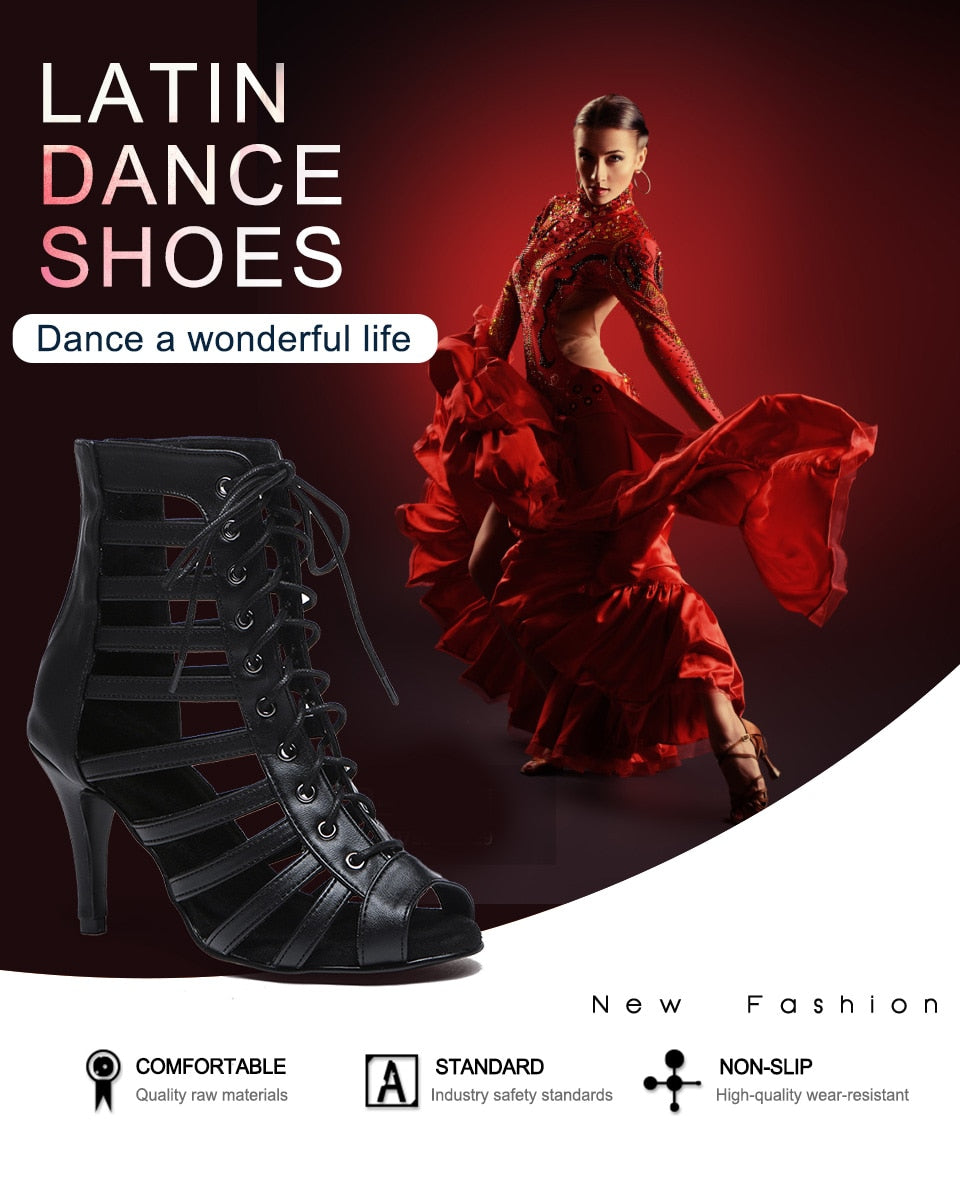 Bottines danse Emilie Talons de 7 ou 10cm