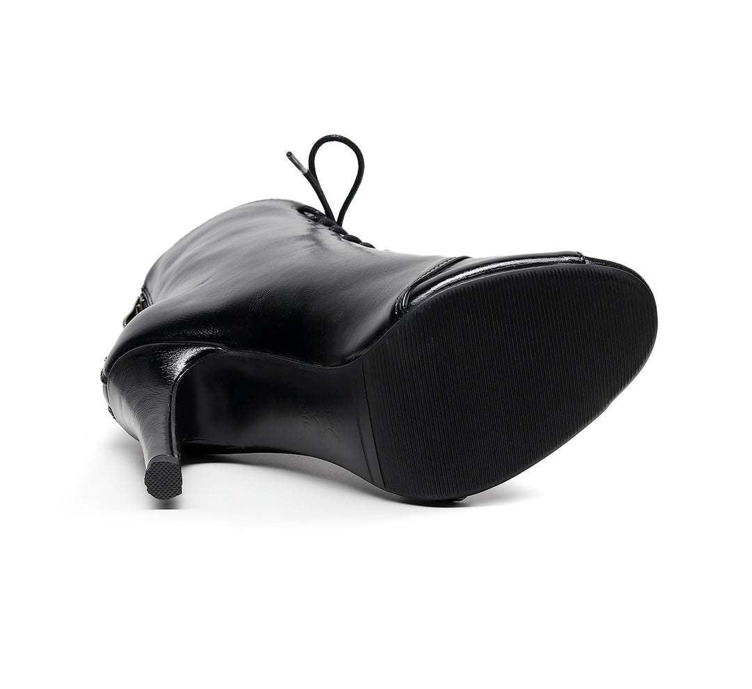 Bottines Charlie coloris noir Talons de 7 à 11cm