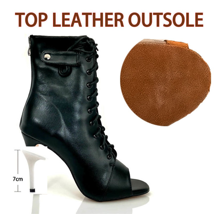 Bottines Charlie coloris noir Talons de 7 à 11cm