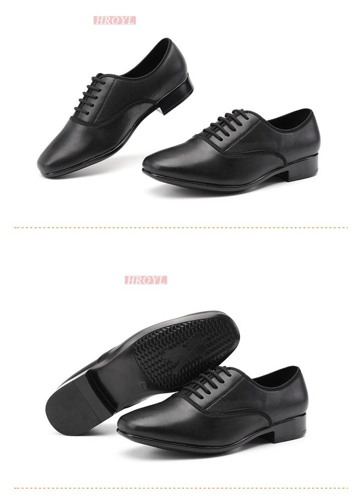 Chaussures danse hommes en cuir PU  coloris noir