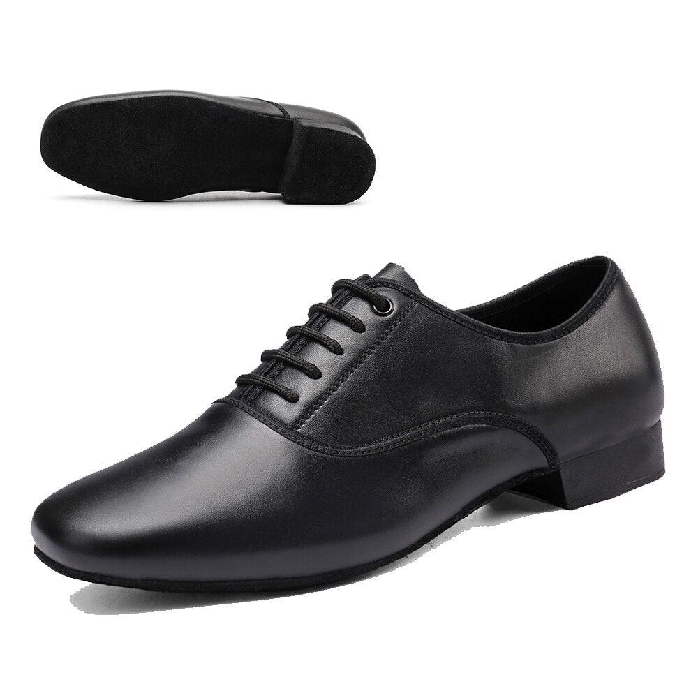 Chaussures danse hommes en cuir PU Tiago semelle au choix