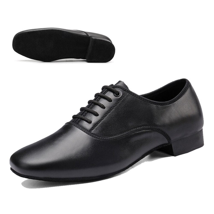 Chaussures danse hommes en cuir PU Tiago semelle au choix