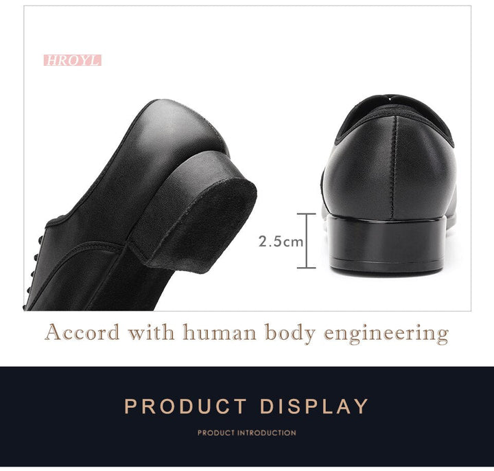 Chaussures danse hommes en cuir PU Tiago semelle au choix