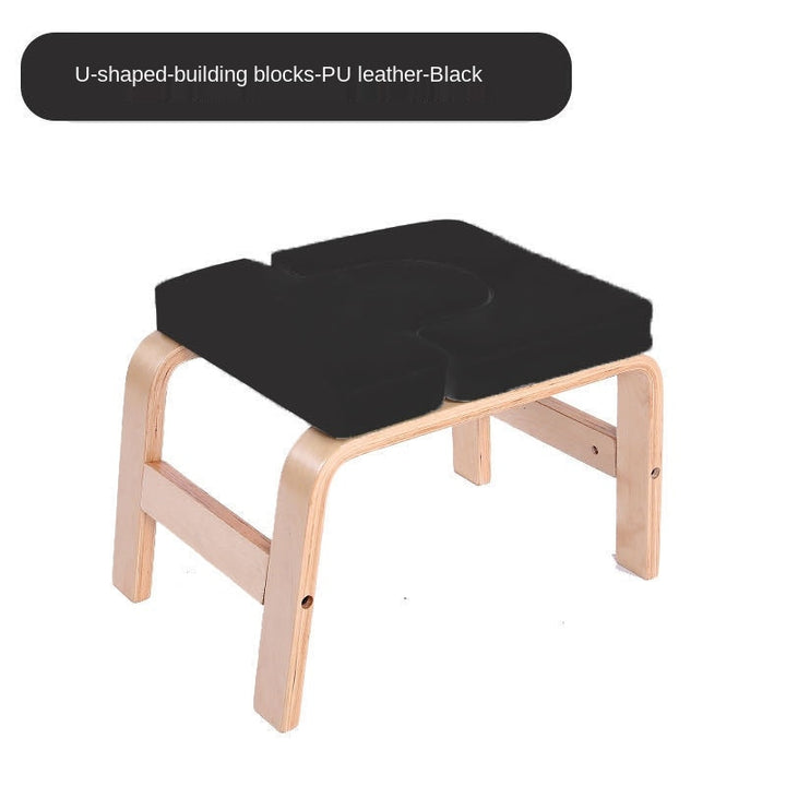 Tabouret d'inversion Yoga en bois