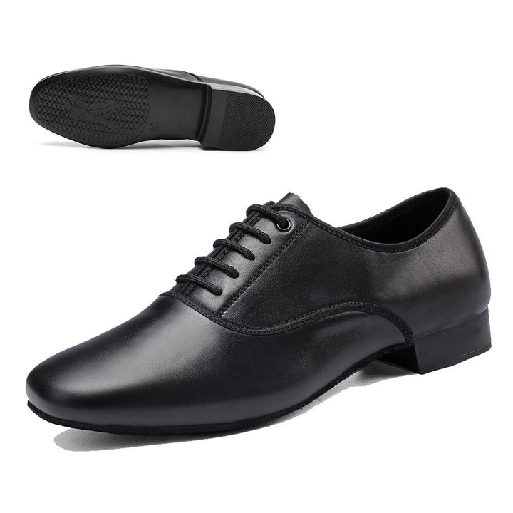 Chaussures danse hommes en cuir PU Tiago semelle au choix