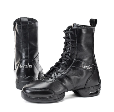 Baskets montantes boots cuir Sansha