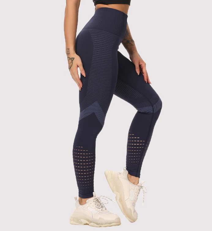 Legging avec motifs transparents 6 coloris au choix
