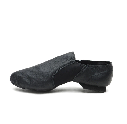 Chaussons Sneakers Slip-on cuir Sansha coloris noir ou chair