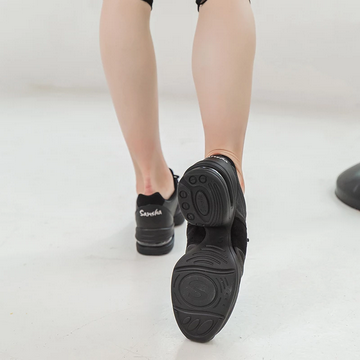 Baskets basse danse cuir Sansha