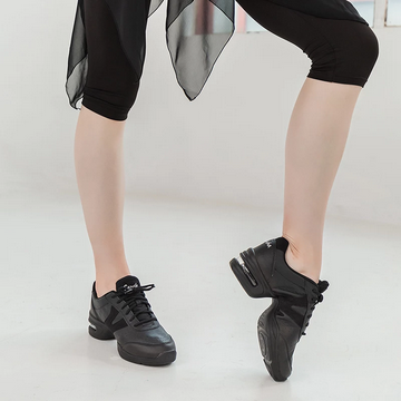 Baskets basse danse cuir Sansha