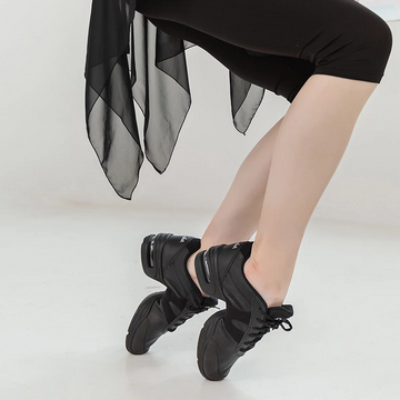 Baskets basse danse cuir Sansha