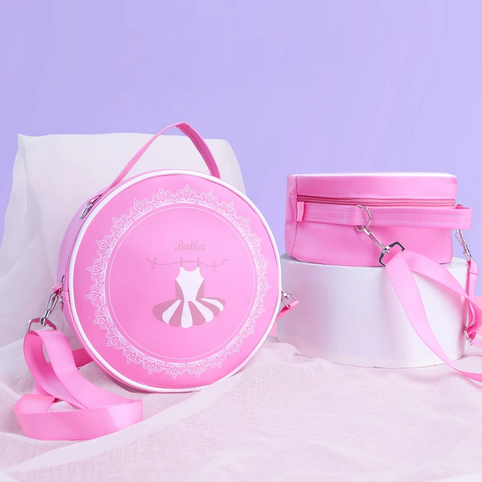 Sac de sport rond filles coloris rose