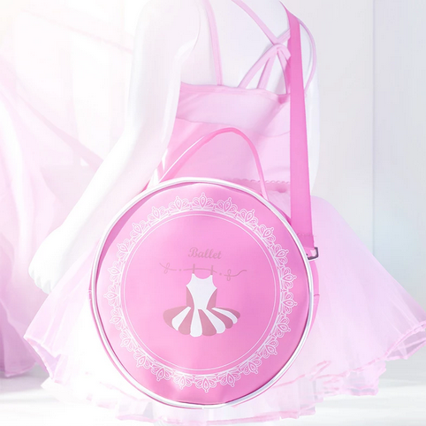 Sac de sport rond filles coloris rose