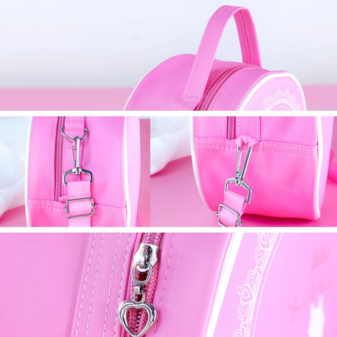 Sac de sport rond filles coloris rose