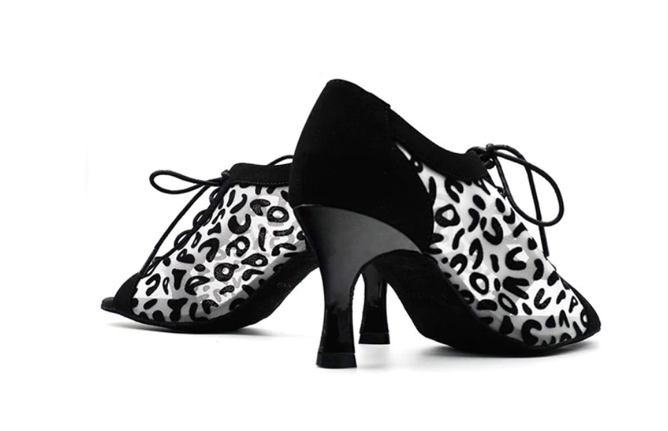 Chaussures de danse à lacer Sansha à talons de 7,5cm