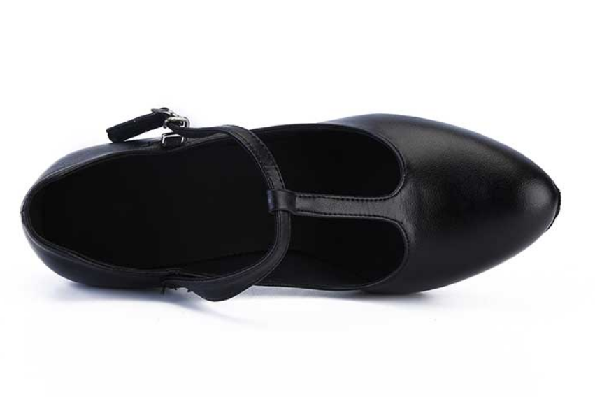 Chaussures de danse fermées Laurette talons carrés de 5cm