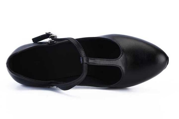 Chaussures de danse fermées Laurette talons carrés de 5cm