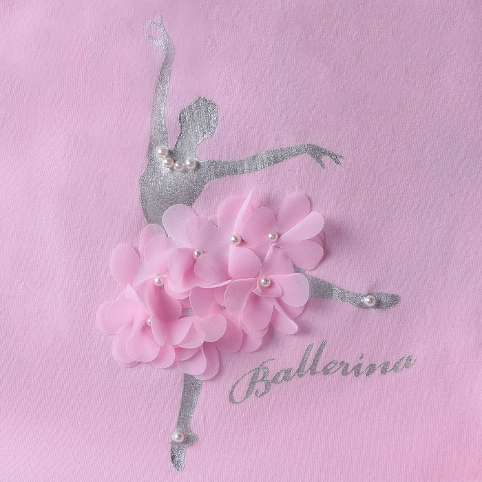 Robe Tutu manches courtes logo ballerine