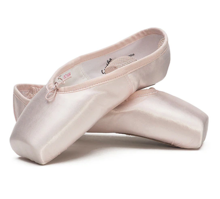 Chaussons Pointes en satin rose Sansha pour débutant