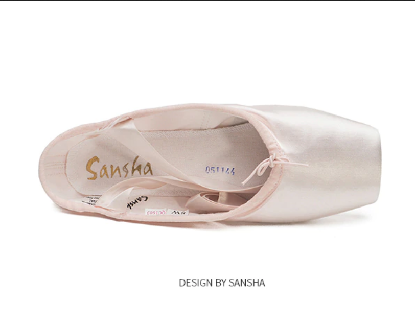Chaussons Pointes satin rose Prince Sansha Taille 36