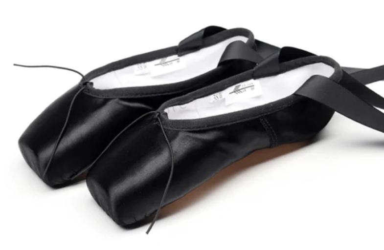 Chaussons Pointes satin noir avec ou sans protections