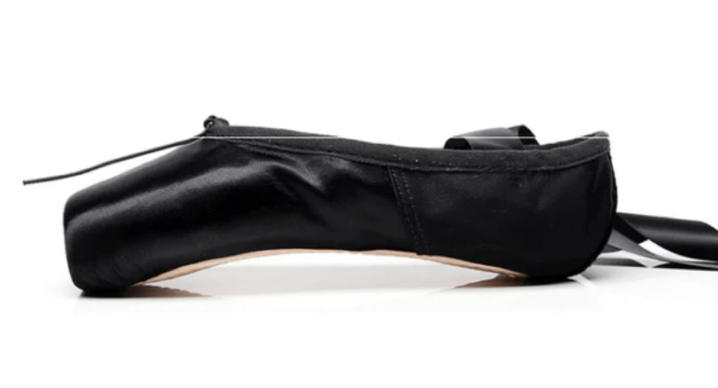 Chaussons Pointes satin noir avec ou sans protections