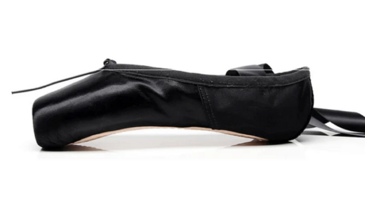 Chaussons Pointes satin noir avec ou sans protections