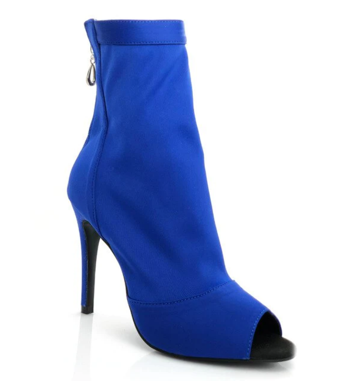 Bottines danse Assa bleu Talons de 6 à 10cm