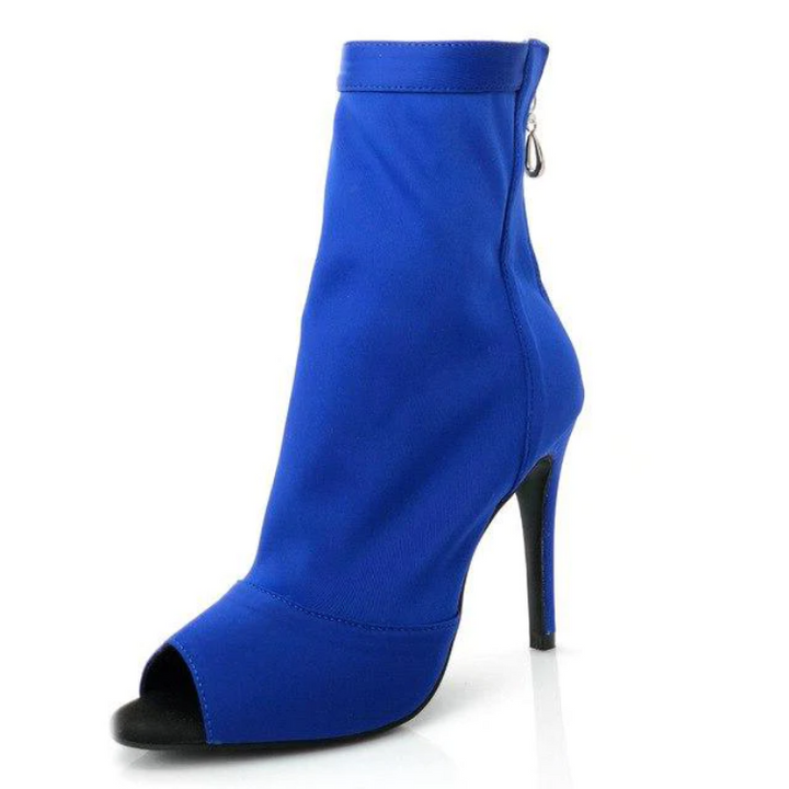 Bottines danse Assa bleu Talons de 6 à 10cm