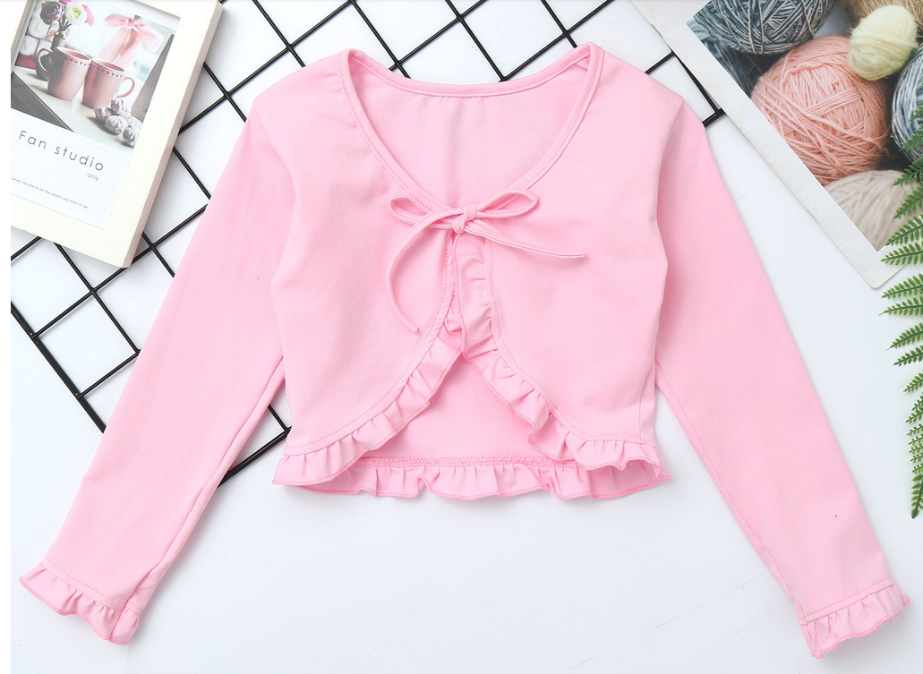 Veste Cardigan à nouer pour filles