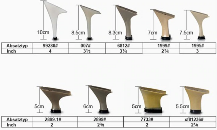 Chaussures de danse pour femme coloris chair - Hauteur de talons disponibles: 8,5cm ou à personnaliser sur demande - Dance Store