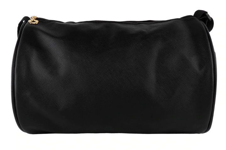 Sac polochon bandouillère coloris noir ou rose