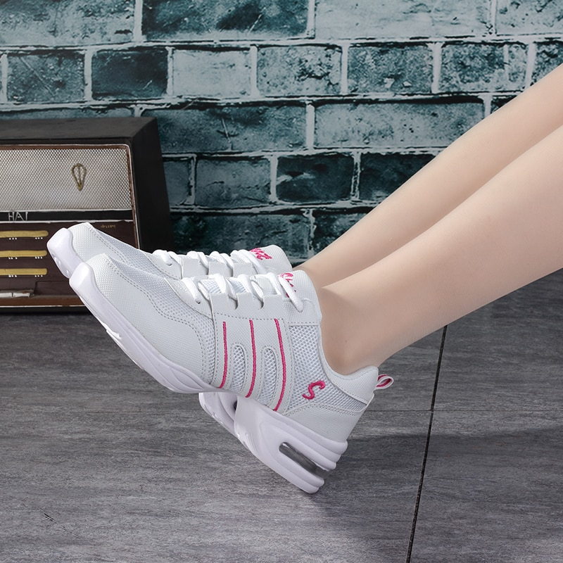 Baskets danse coloris blanc & bleu Ada