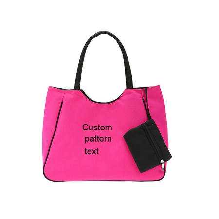 Sac épaule fille logo danseuse coloris rose ou noir
