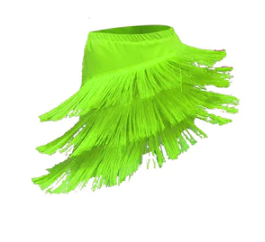 Jupe à franges danse latine 8 coloris au choix